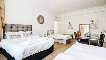 8 bedrooms, iron/ironing board, free WiFi, bed sheets