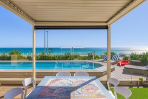 屋外プール、温水プール