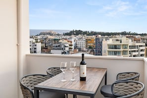 Blick vom Balkon