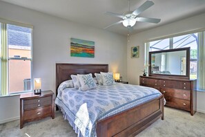 4 bedrooms, iron/ironing board, Internet, bed sheets