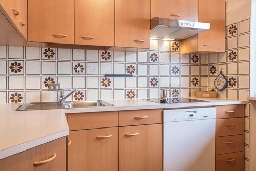 Appartement "Casa Rustica Saslonch" près de la remonte-pente avec vue sur les montagnes et balcon