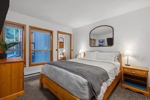 2 bedrooms, WiFi, bed sheets - 2BR | Painted Cliff | Ski in/out | Communal Hot Tub | Wood Burning Fireplace | Free Parking (Whistler)