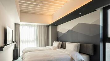 In-room safe, desk, blackout curtains, soundproofing