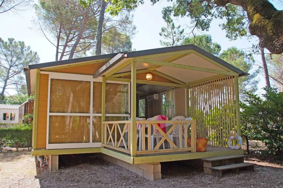 Pavillon Classic Chalet 25m² Clim TV | Terrasse/Patio