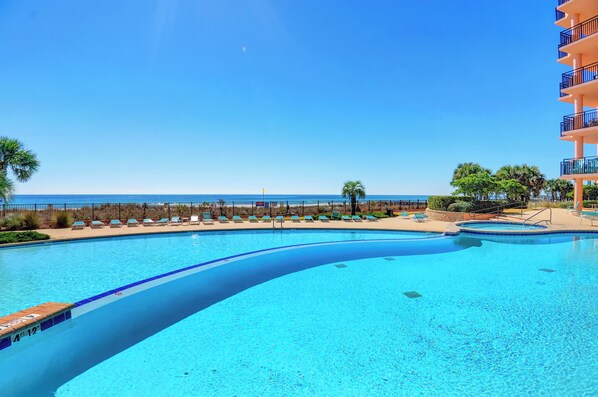 Indoor pool - Gulf Front Condo | Outdoor & Indoor Pools! (Orange Beach)