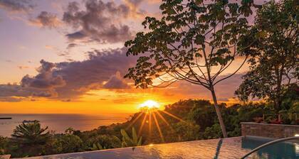 Luxury retreat with panoramic ocean view, private infinity pool, concierge