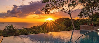 Luxury retreat with panoramic ocean view, private infinity pool, concierge