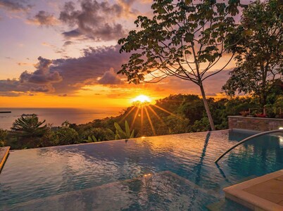 Luxury retreat with panoramic ocean view, private infinity pool, concierge