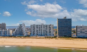 Accommodatie ligt op het strand