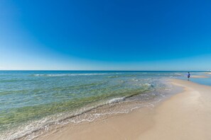 On the beach
