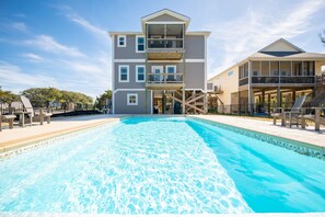 Una piscina riscaldata