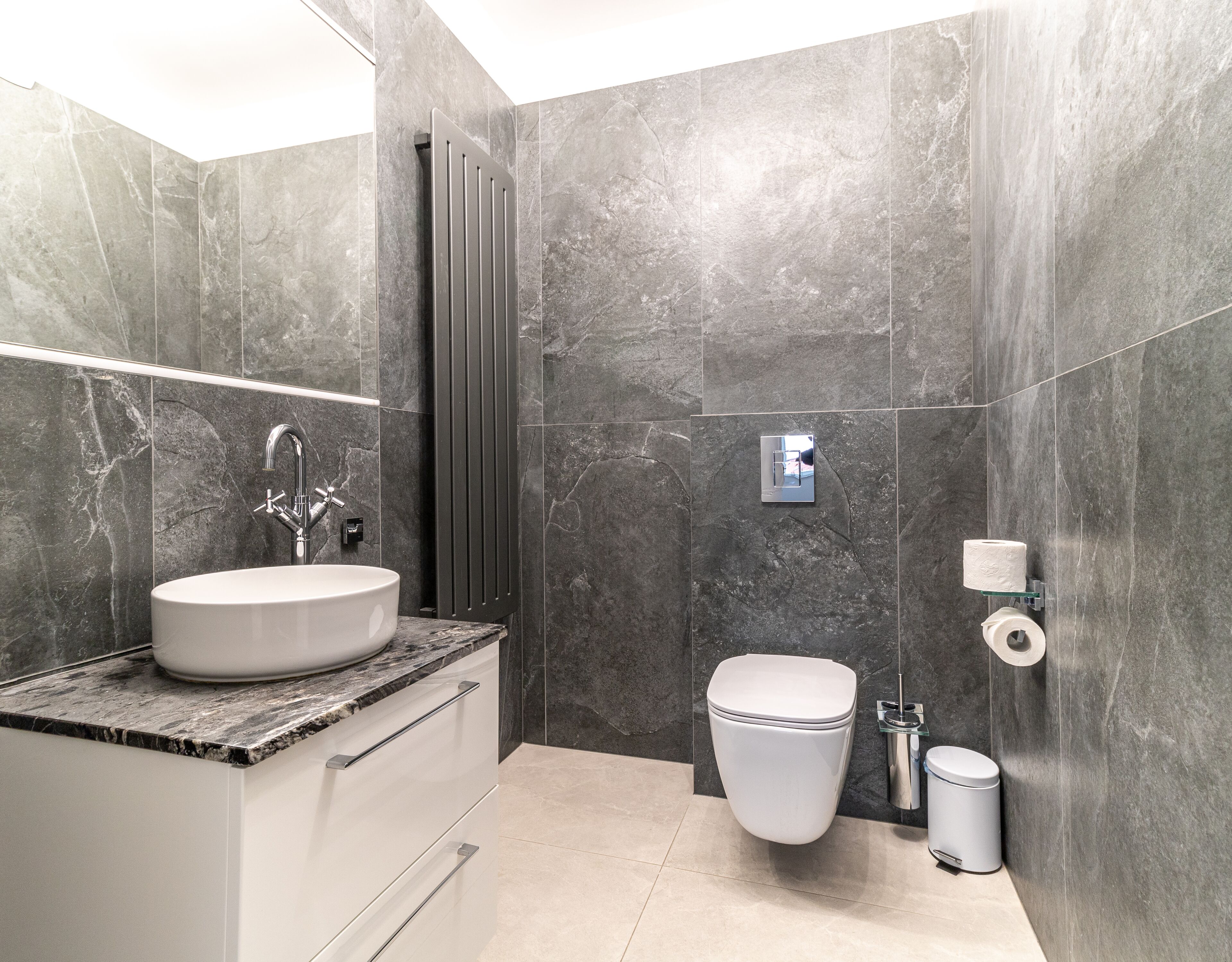 shower, rainfall showerhead, eco-friendly toiletries, hair dryer