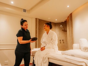 Salas de tratamientos para parejas, sauna, tratamientos corporales 