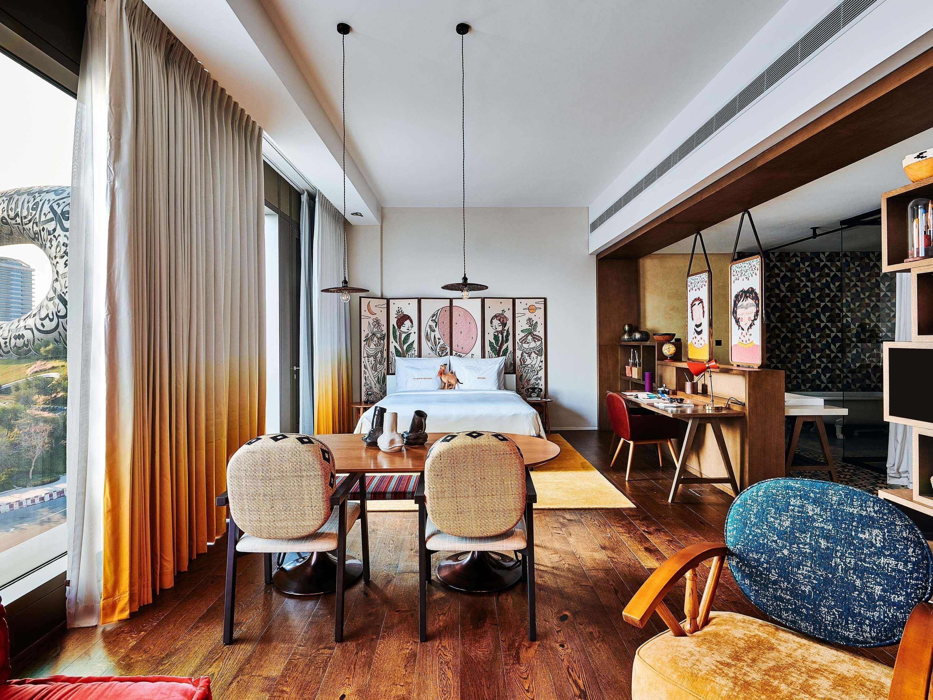 Premium bedding, free minibar, in-room safe, individually decorated