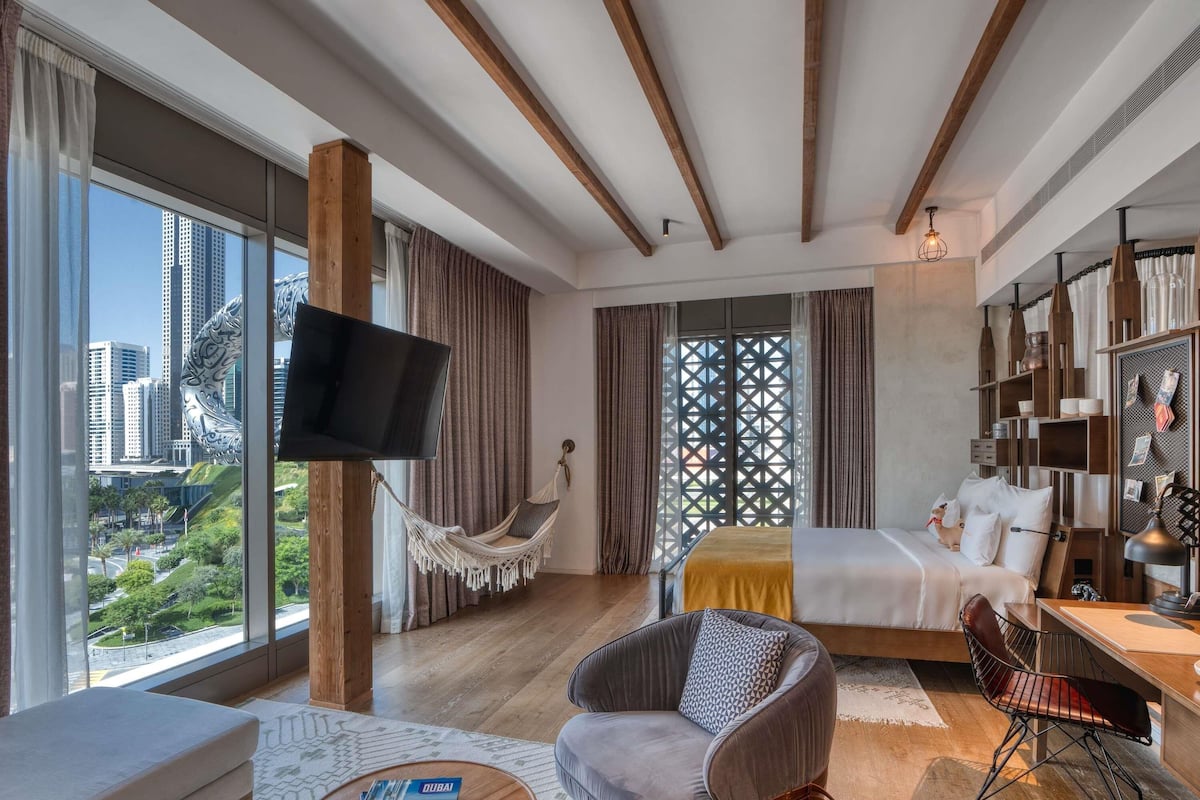 Suíte (Farmstay) | Roupas de cama premium, frigobar (abastecido com itens grátis)
