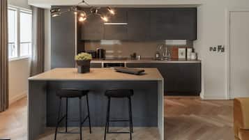 Luxury Apartment, Private Bathroom (Free Parking) | Private kitchen