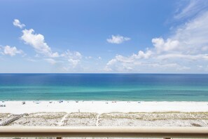 On the beach - P5-1301 - Salty Seas! 3B Gulf Front! Excellent Views! (Pensacola Beach)