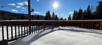Isolated house with view on the mountains