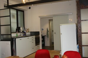 Private kitchen - Loft in the Kunsthaus 90 square meters (Riegel am Kaiserstuhl)