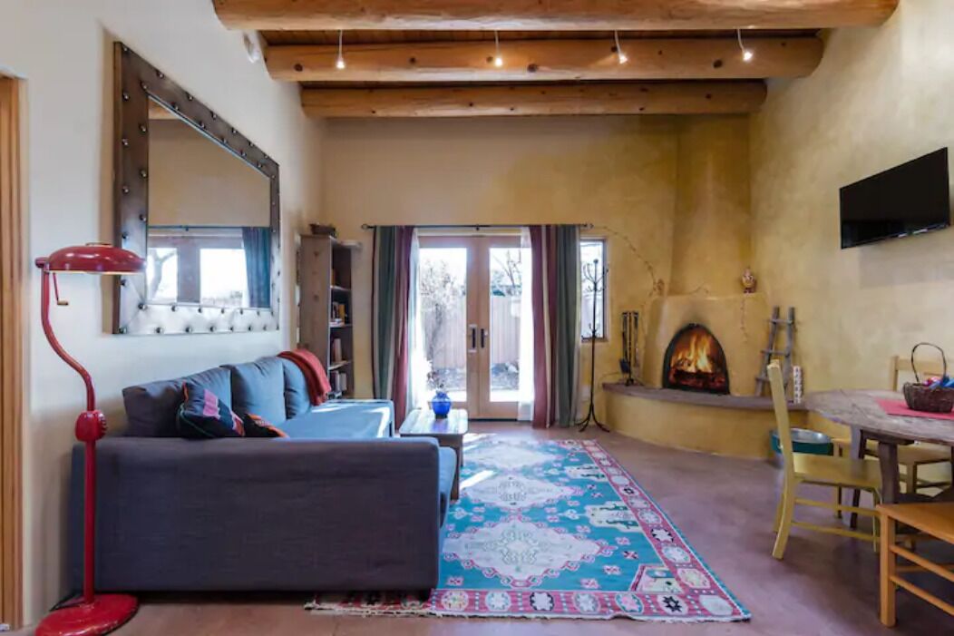 Sunny Adobe Casita With Fireplace 1.2mi/Plaza