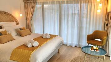 Deluxe suite, en-suite badkamer, uitzicht op tuin (Citronnade)