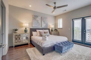 4 bedrooms, iron/ironing board, travel crib, WiFi