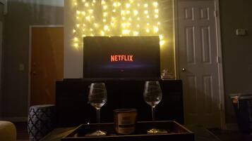 Ensemble douche/baignoire, serviettes fournies