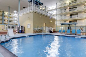 Indoor pool, a heated pool