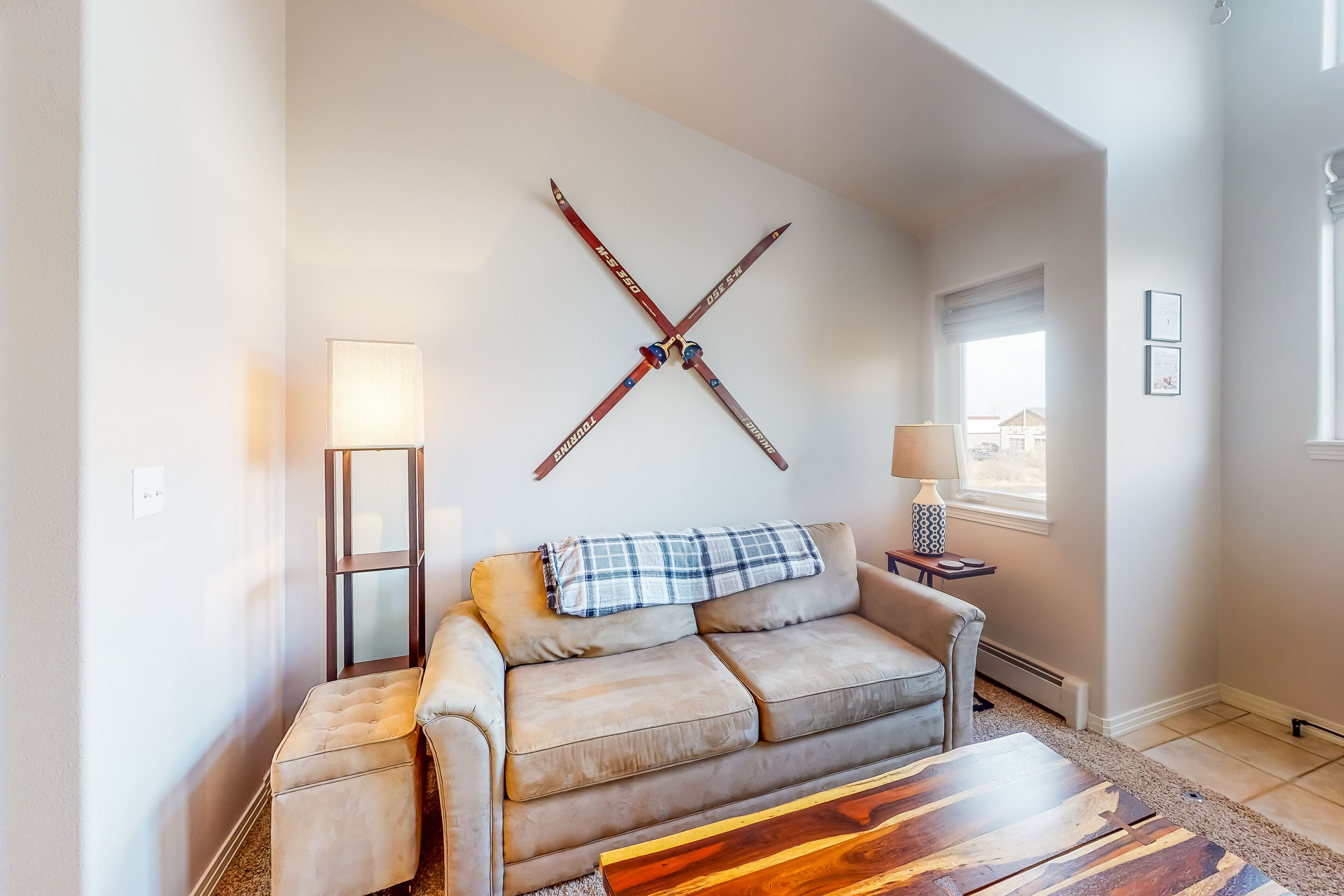 Sunny, Second-Story Condo with a Mountain View, Gas Fireplace, & Free WiFi