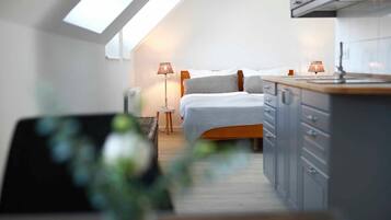 1 Schlafzimmer, Reisekinderbett, WLAN, Bettwäsche