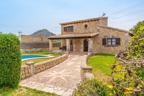 Exterior - Villa "Pau" with Mountain View, Pool, Wi-Fi & Terraces (Alcudia)