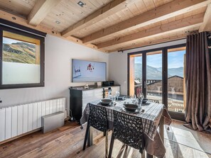 Dining - Duplex for 4 with Private Sauna in Val Thorens (Val Thorens)
