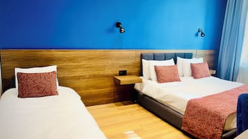 Familjerum | 1 sovrum, egyptiska bomullslakan och sängtillbehör av högsta kvalitet