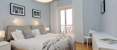 1 Schlafzimmer, BĂŒgeleisen/BĂŒgelbrett, kostenloses WLAN, BettwĂ€sche