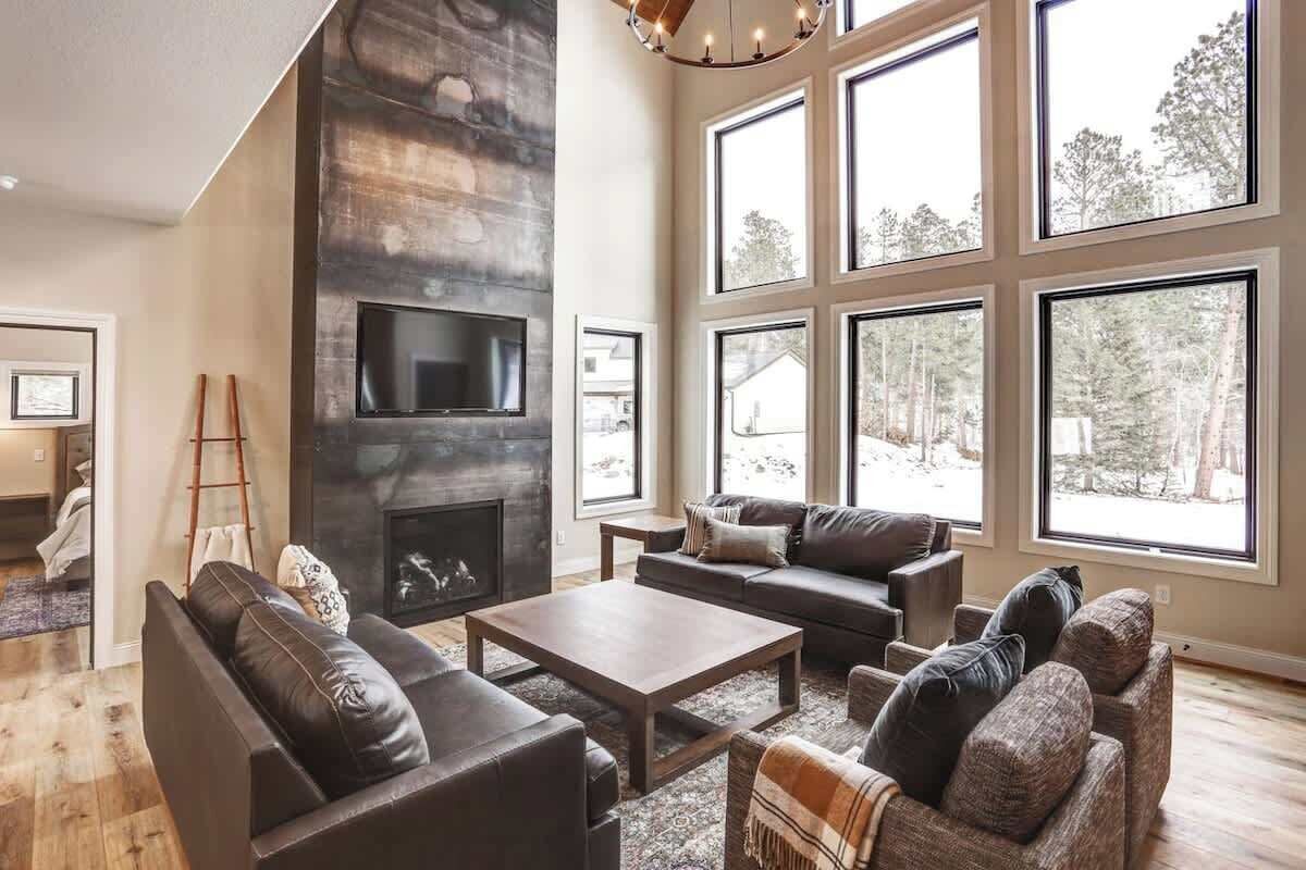 TV connectée, cheminée