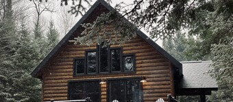Peaceful RIVER front cabin in the WOODS! Kayak, snowmobile, hike, relax!