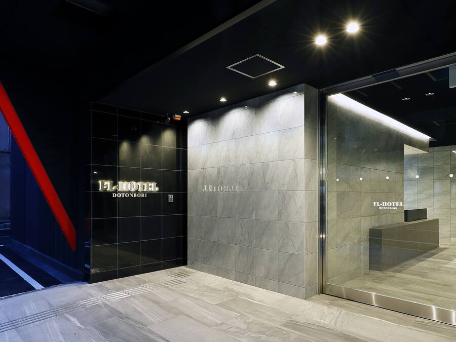 Facciata della struttura