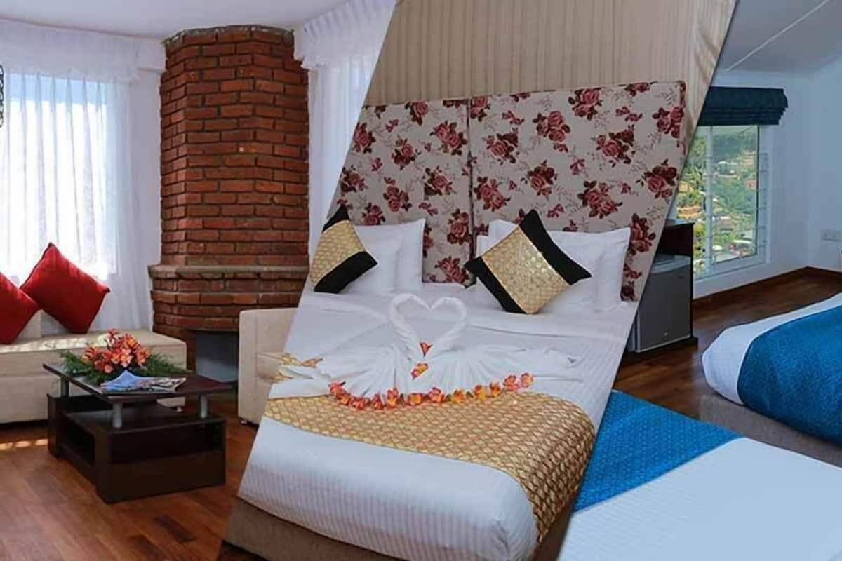 Chambre Double Deluxe | Draps en coton égyptien, literie de qualité supérieure