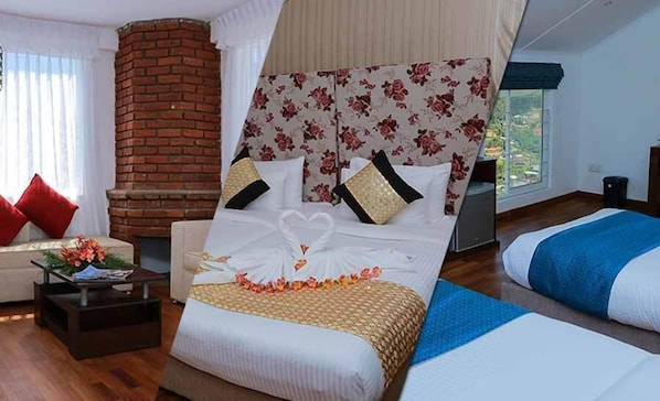 Deluxe Double Room | Egyptian cotton sheets, premium bedding, down duvets - Blue Meadows Hotel (Nuwara Eliya)