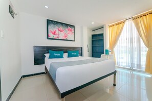 Double Room | Hypo-allergenic bedding, free WiFi, bed sheets - Ayenda Balcon Real (Tunja)