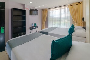 Twin Room | Hypo-allergenic bedding, free WiFi, bed sheets - Ayenda Balcon Real (Tunja)