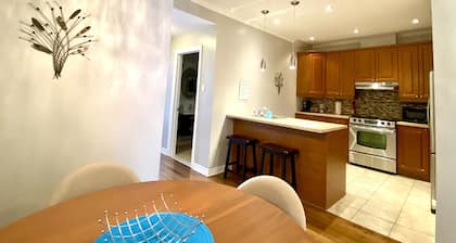 Downtown condo w/terrasse -Comfortable, quiet haven in the midst of everything!