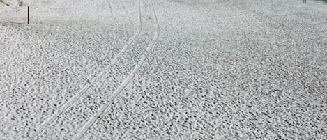 Sillas reclinables de playa, toallas de playa