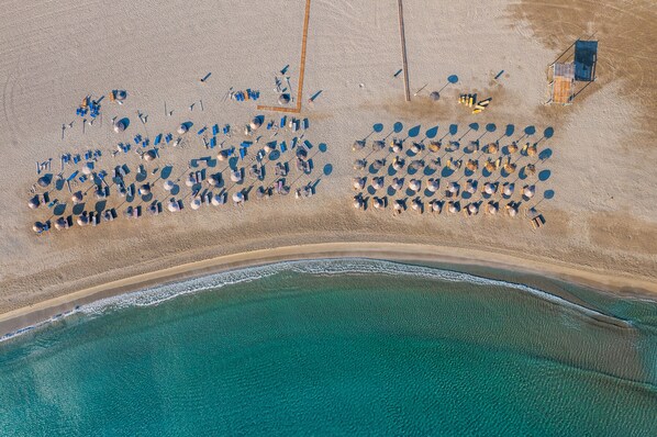 Beach nearby, sun-loungers