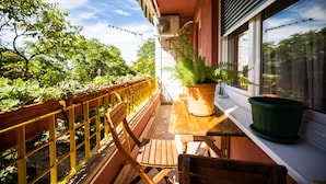 Uitzicht vanaf balkon