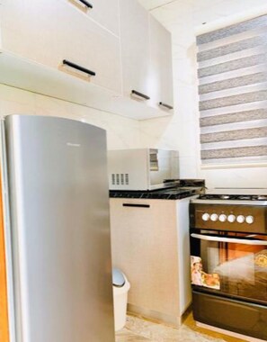 ميكروويف، غسالة أطب اق، منضدة مطبخ