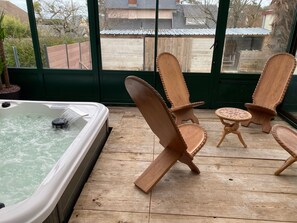 Idromassaggio all'aperto