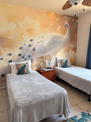 3 dormitorios, escritorio, wifi gratis y ropa de cama