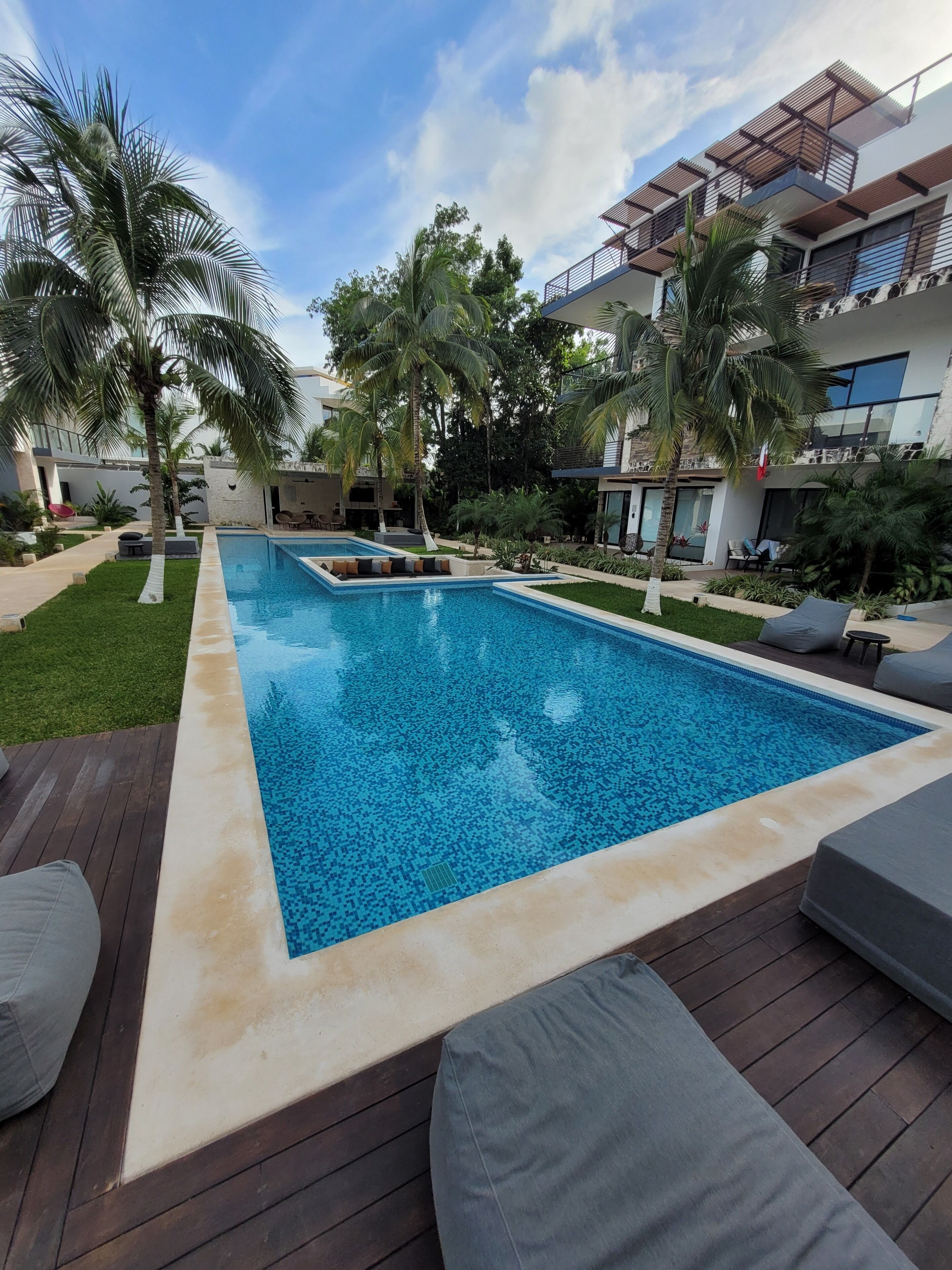 Alberca al aire libre 