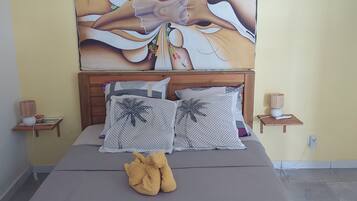 1 soverom, strykejern/-brett, wi-fi (inkludert) og sengetøy